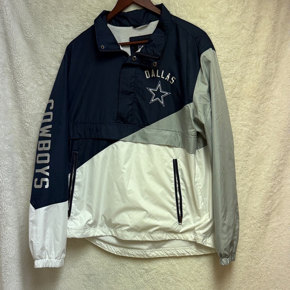 NFL Navy and White Windbreaker Jacket